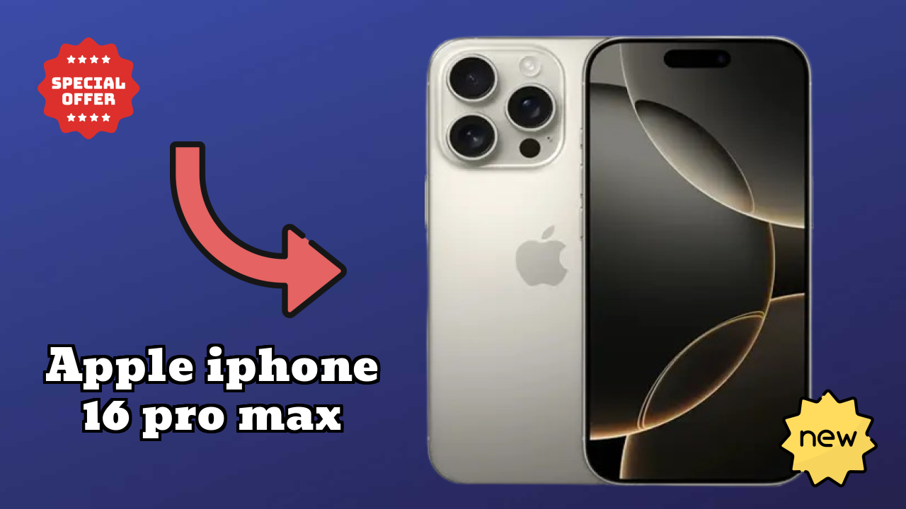 Apple IPhone 16 Pro Max नया 2026: अद्भुत ब्रांड के साथ फीचर्स और रिव्युएं