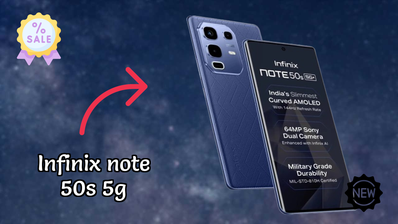 Infinix Note 50s 5G+ डिस्प्ले साइज़: 6.78 Inches (17.22 Cm) स्क्रीन क्वॉलिटी