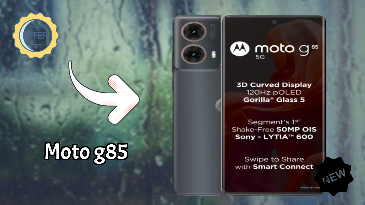 Moto G85 डिस्प्ले  डिस्कसन: P-OLED क्वॉलिटी