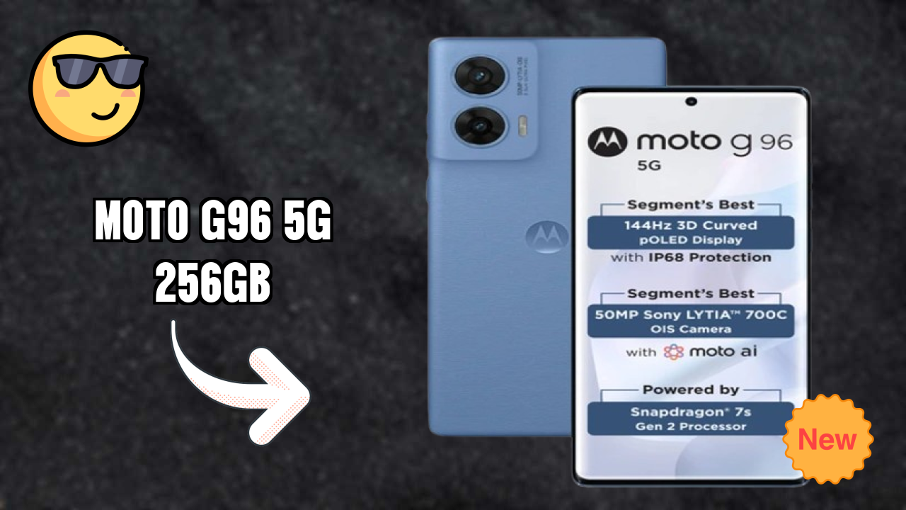 Moto G96 5G 256GB क़ीमत गिरावट अलर्ट: अब ₹17,897 पर