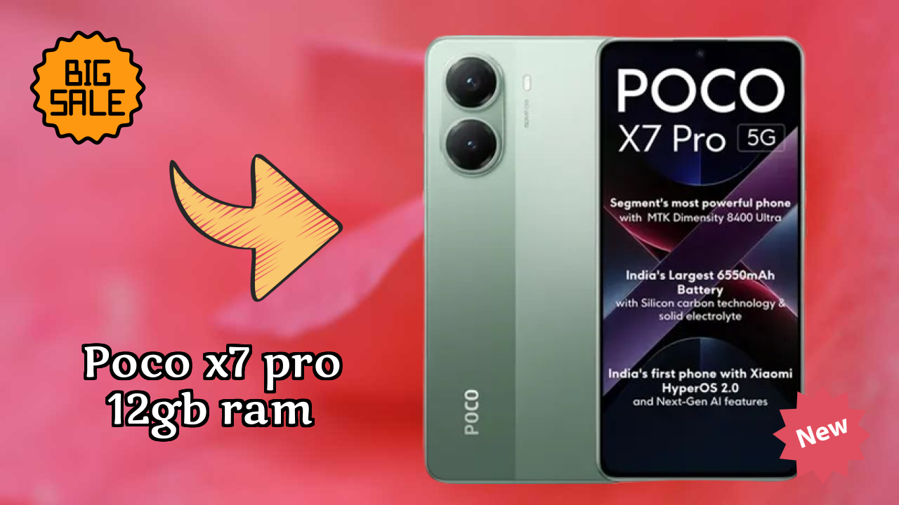 क्यों POCO X7 Pro 12GB RAM अभी ₹24,499 के तहत बेस्ट डील है