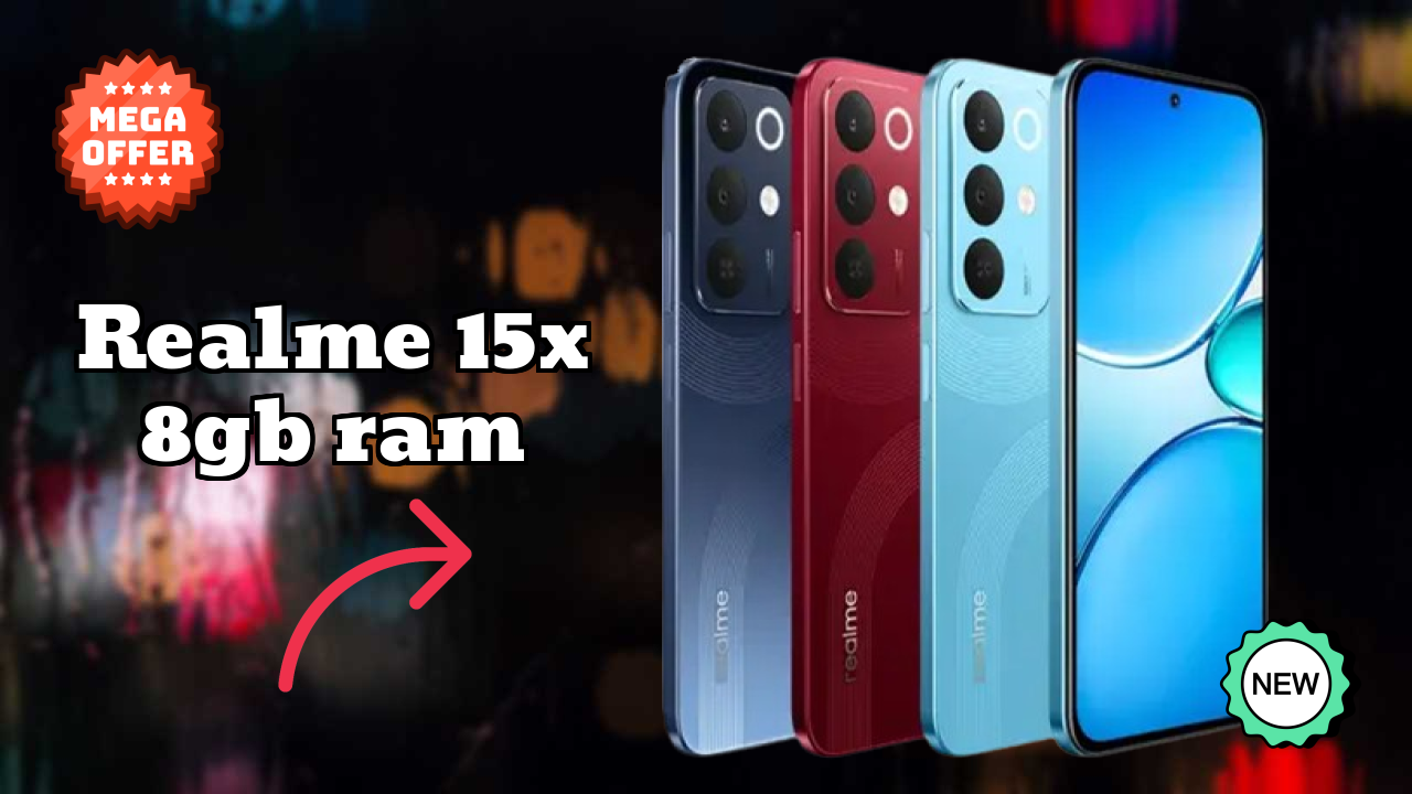 Realme 15x 8GB RAM शो: 8 GB RAM गेमिंग टेस्ट किया गया