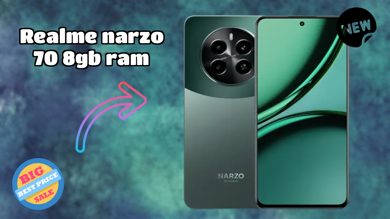 Realme फैंस अलर्ट: Realme Narzo 70 8GB RAM कीमत में भारी गिरावट ₹14,799 