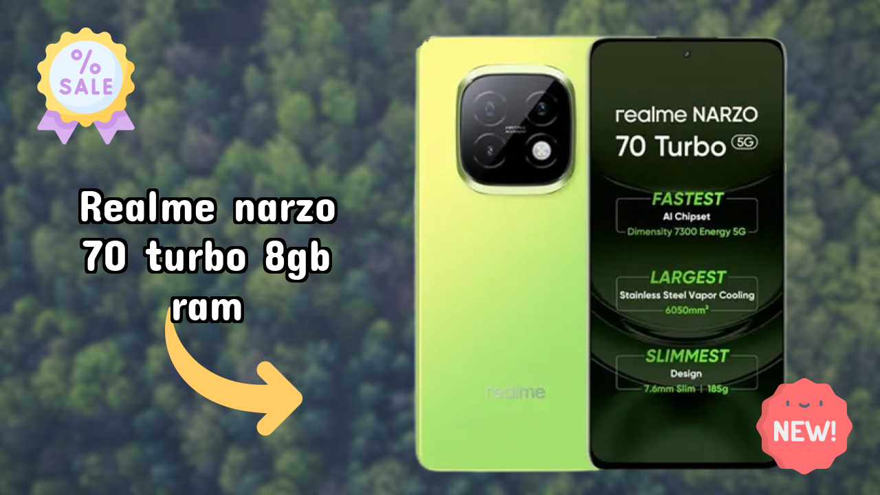 Realme Narzo 70 Turbo 8GB RAM शो: MediaTek Dimensity 7300 Energy स्पीड रिव्यु