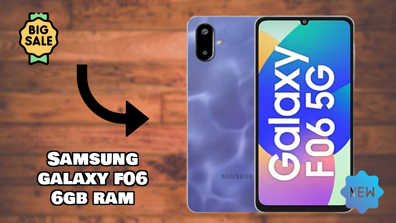 Samsung Galaxy F06 6GB RAM डिस्प्ले  डिस्कसन: 6.7 Inches (17.02 Cm) स्क्रीन