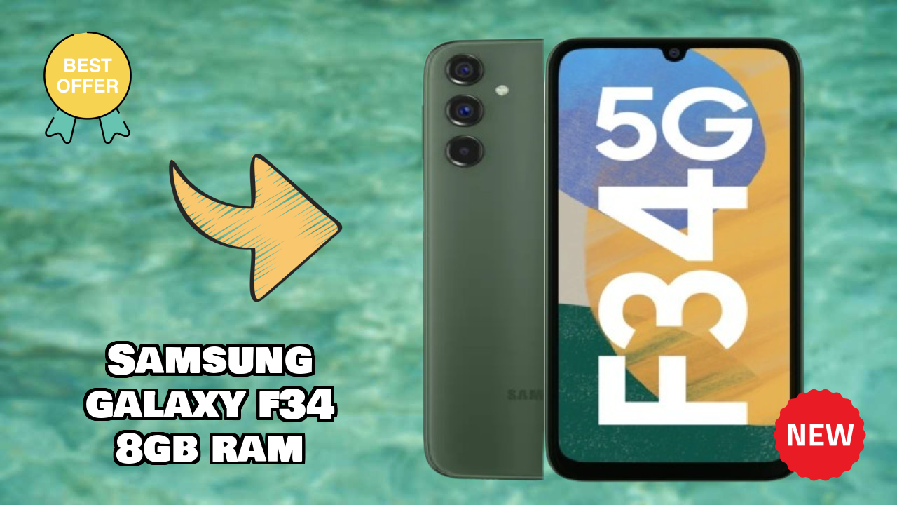 Samsung Galaxy F34 8GB RAM क़ीमत  डिस्कसन: ₹21,999 क़ीमत रिव्यु