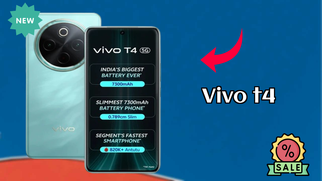 Vivo T4 गेमिंग शो Snapdragon 7s Gen 3 प्रोसेसर के साथ