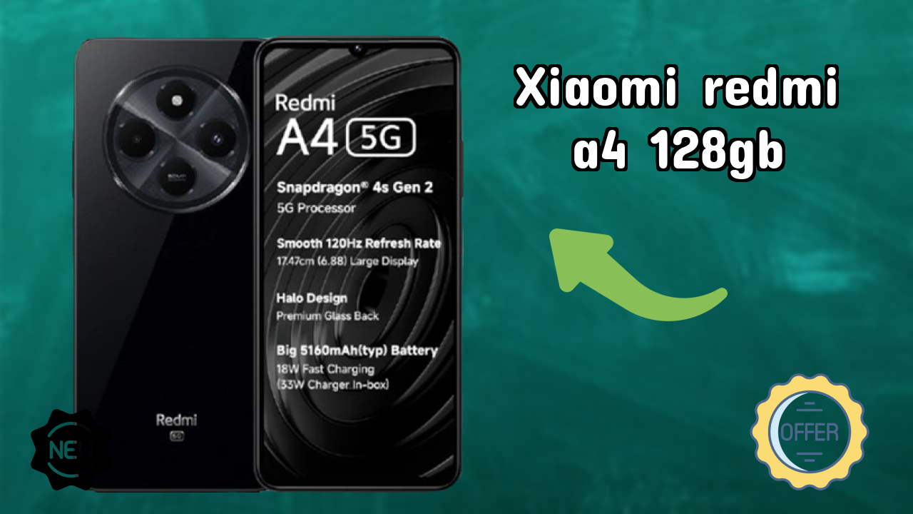 Xiaomi Redmi A4 128GB 2026: इस मोबाइल फोन को खरीदने के लिए बहुत कम कीमत